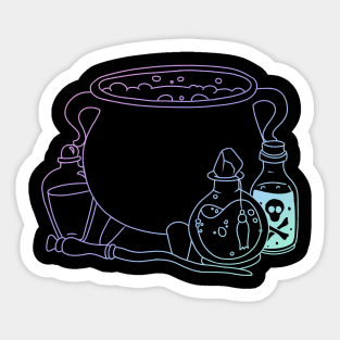 Witchy Cauldron Sticker